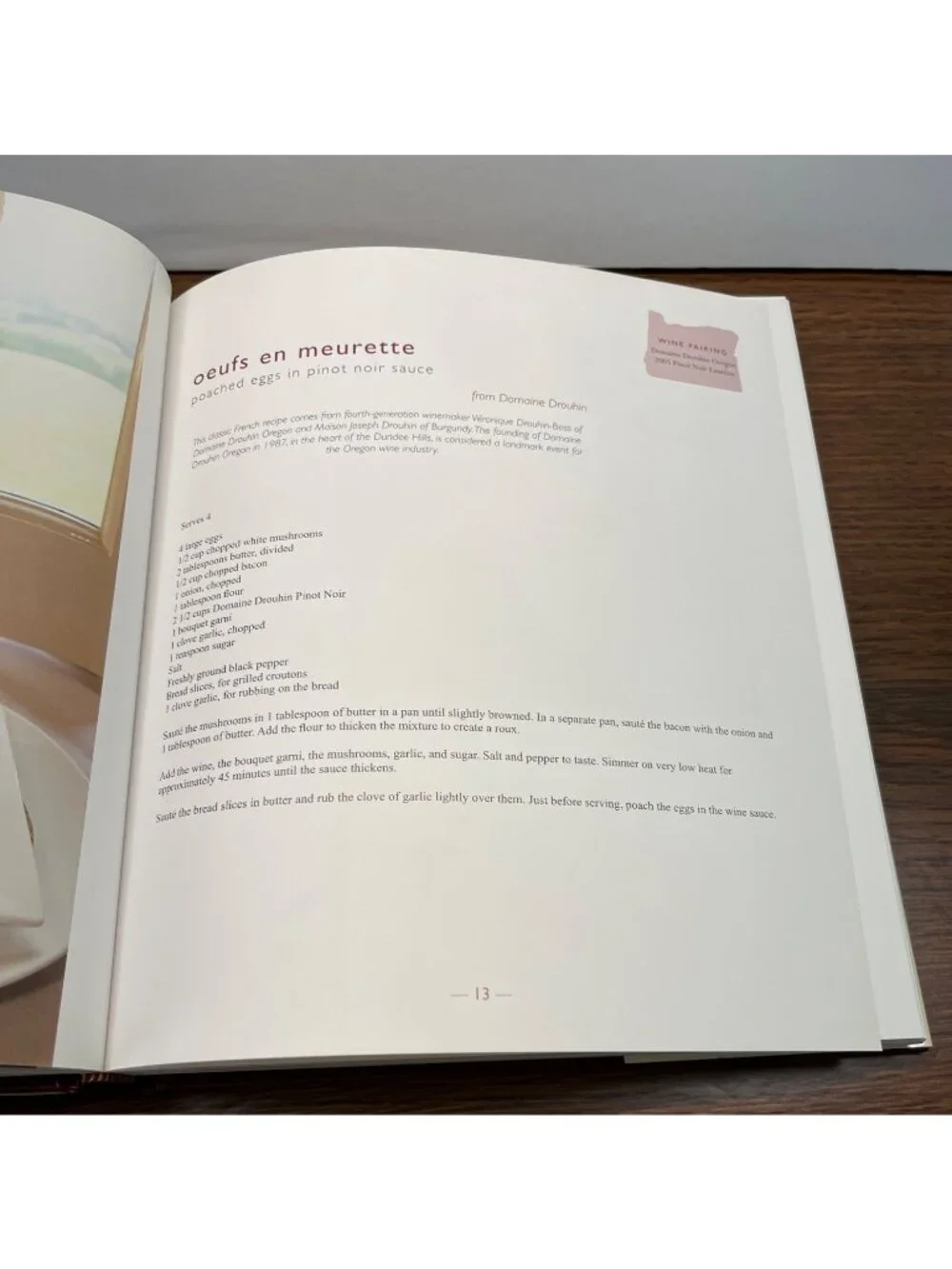 The Vintners Kitchen Cookbook William King SIGNED Celebrating Wines of Oregon